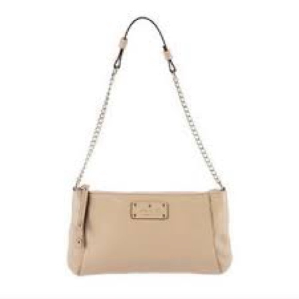 NWT Kate Spade Berkshire Road Adela Pebble Leather Chain Shoulder Bag